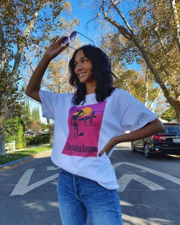 Greta Onieogou is posing for the photo.